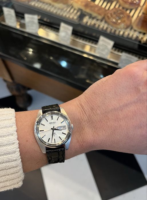 King Seiko Day Date 5626-7000 cu husa si curea cadou