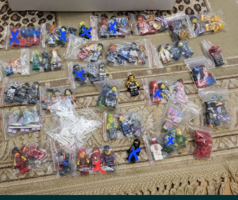 Продаю Редкие минифигурки по лего ниндзяго или поменяю