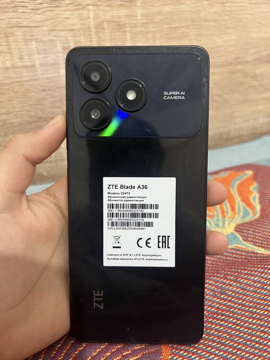 Zte Blade A36 новый использовали два месяца