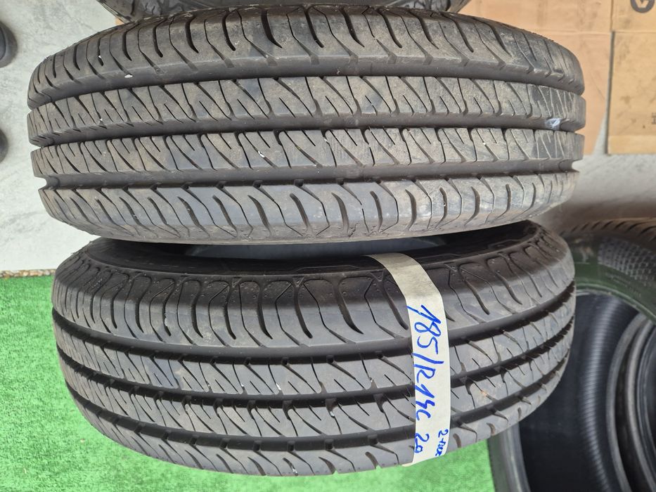 Vând cauciucuri 185/R14 C 2 buc imp Germania  //De vară// 7,5mm