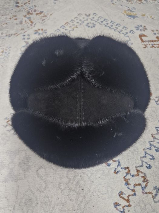 Норковая шапка ушанка