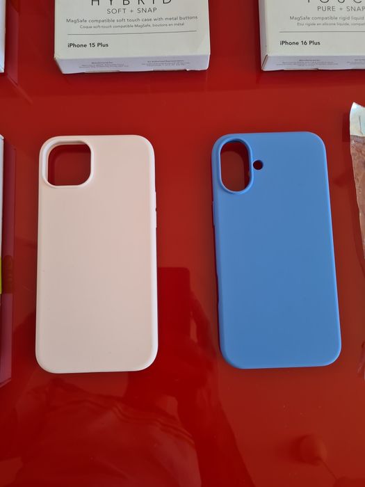 Huse silicon Apple, MagSafe, iPhone 14 Pro Max, 15 Plus, 16 Plus, NOI