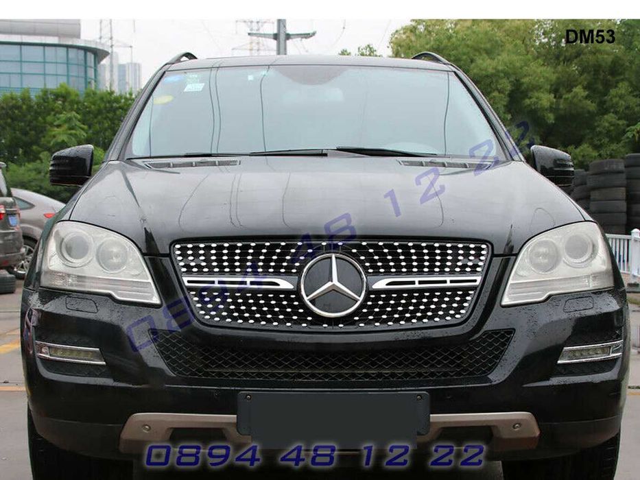 Предна Решетка Диамант Mercedes ML ГТ W164 Мерцедес МЛ В164 09-12 AMG