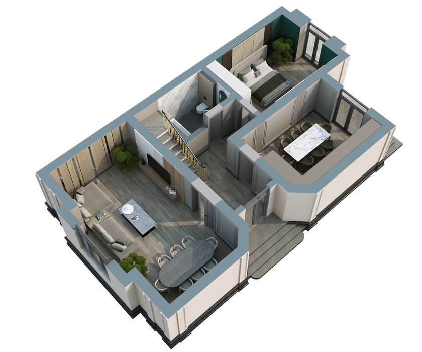 Котеждлар сотилади 2.5 сотих 250 m2 / 7 хона