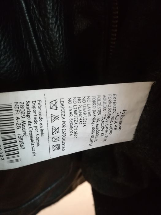 Geaca piele bărbați mărimea 48 in extenso pilot