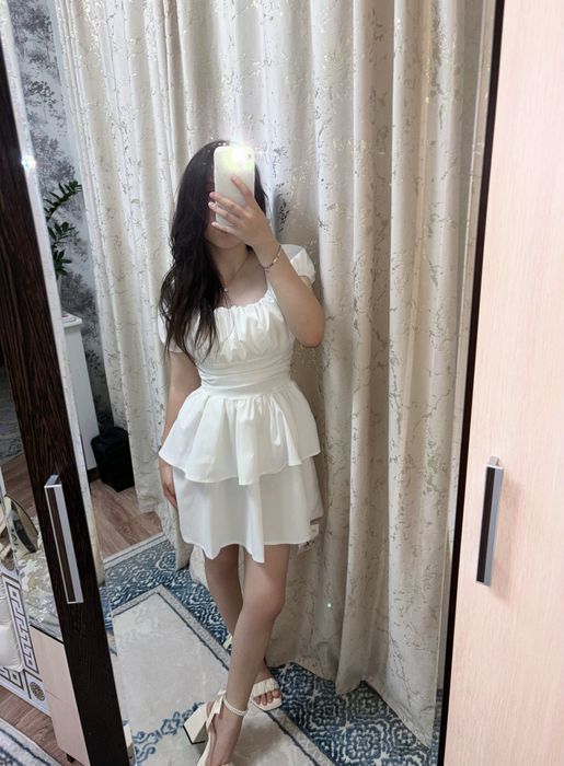 Летнее платье белое