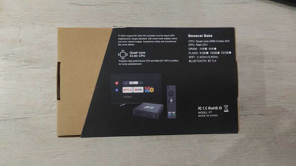 смарт-ТВ приставка P7 Android TV