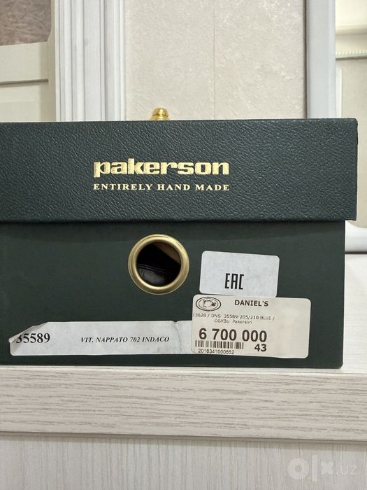 Продаётся мужская оригинальная итальянская обувь PAKIRSON