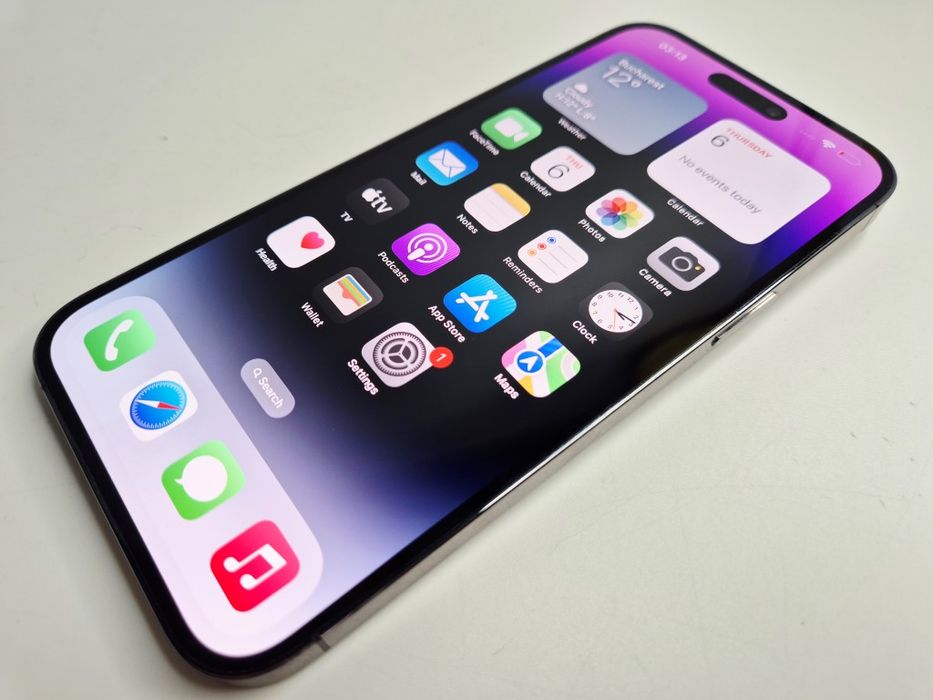 Apple iPhone 14 Pro Max 256GB Deep Purple, Garantie 24 luni | #D88272