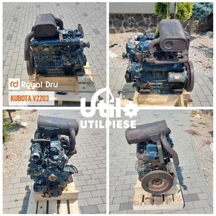 motor kubota v2203 v2403 v3300 v3800 pentru utilaje constructii