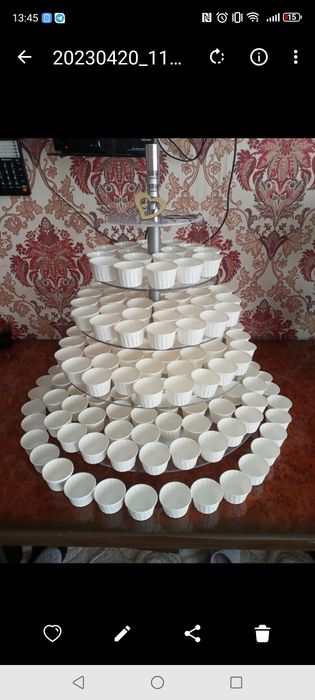 Сдаём подставки под торт