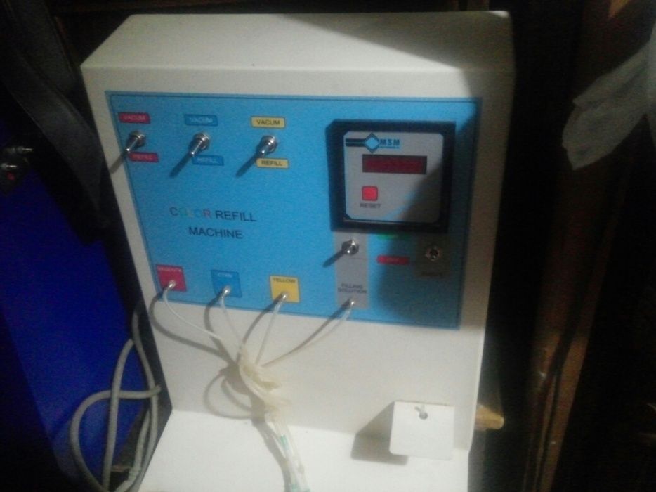 Аппаратура для заправки цветных и черно-белых катриджных принтеров