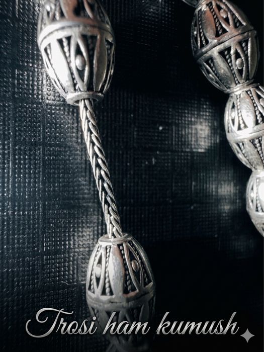 Kumush tasbeh Turkiya maxsuloti