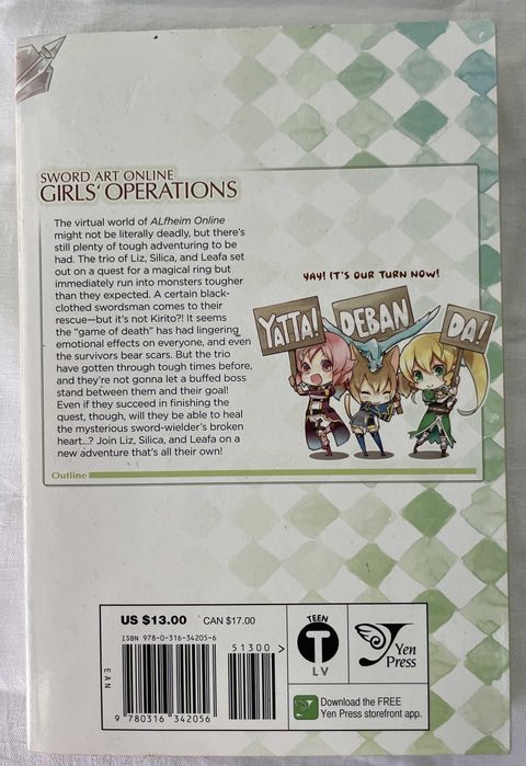 Sword Art Online (Girls Ops) volumul 1 si 2 - Manga