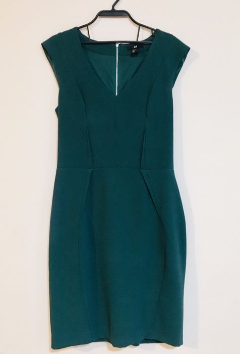 Зелена рокля H&M