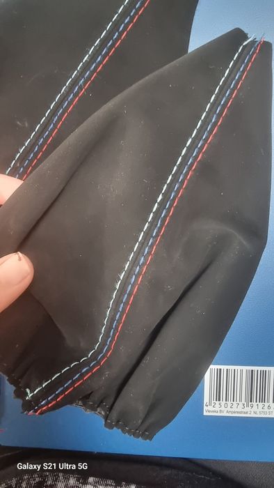 НОВО с ВЕЛУР Маншон за скоростен лост  и ръчка за bmw e30,е34, e36, e4