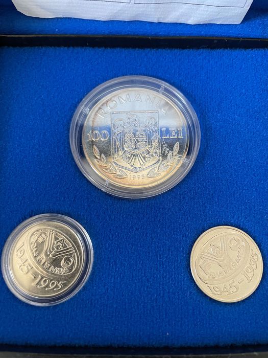 Moneda Argint 100 Lei BNR certificata