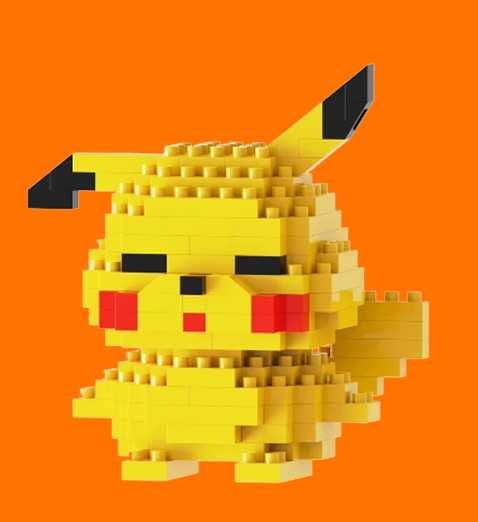 Set lego figurine animate, diferite personaje din desene, 130+ piese