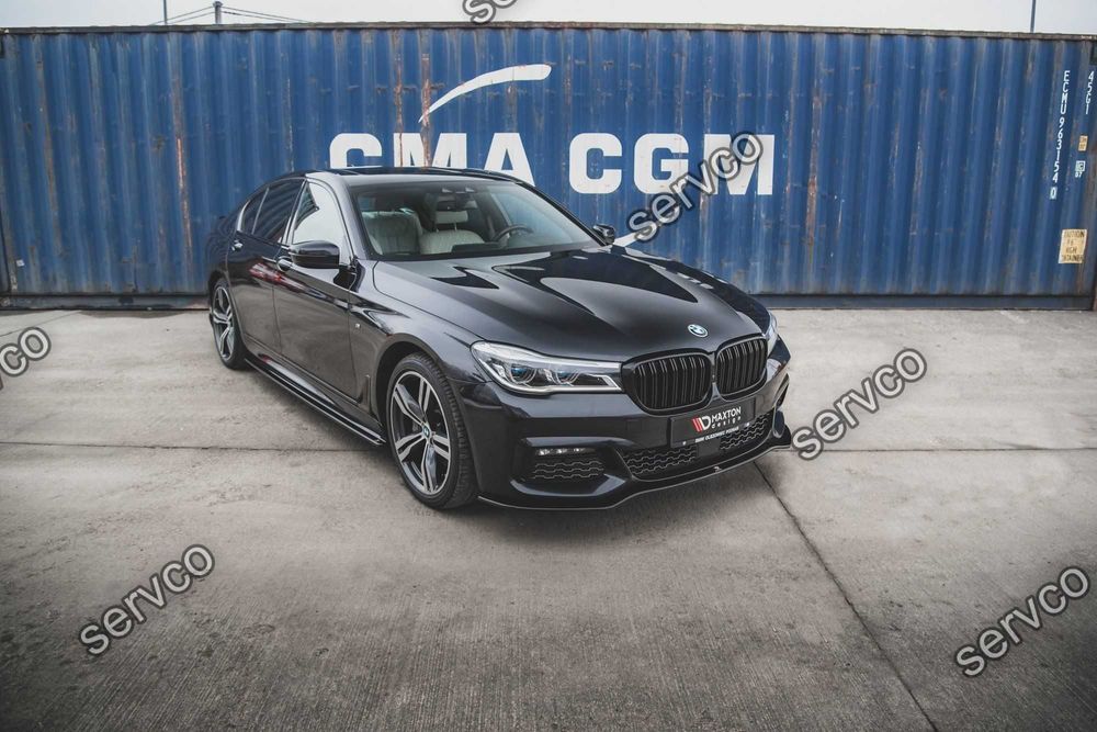 Prelungire bara fata Bmw Seria 7 G11 G12 M-Pack 2015-2018 v1 Maxton Design