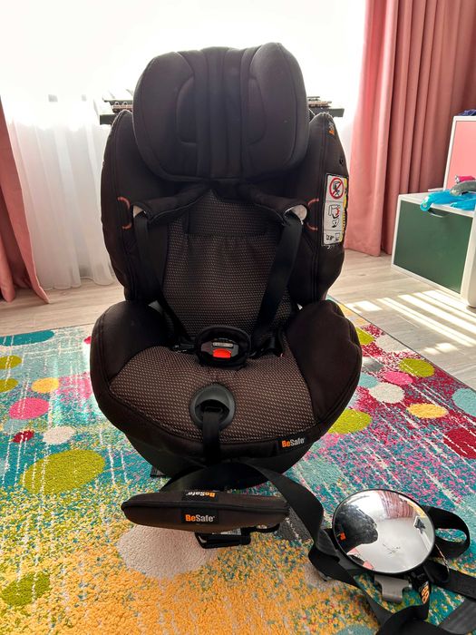 Scaun auto BeSafe iZi Plus Ruby Red, 0-25 kg
