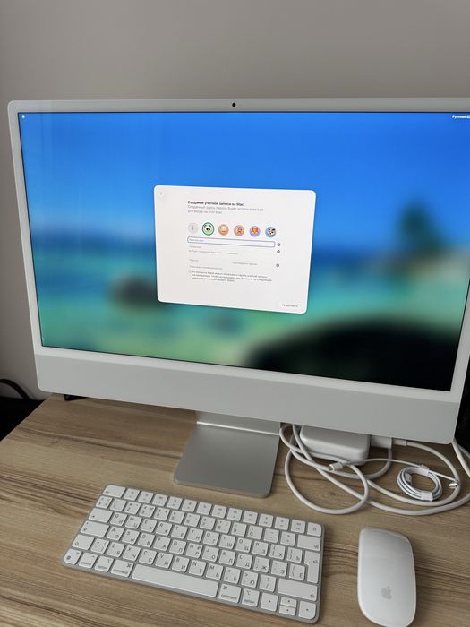 Продам б/у iMac 2021 г. 24 дюйма.