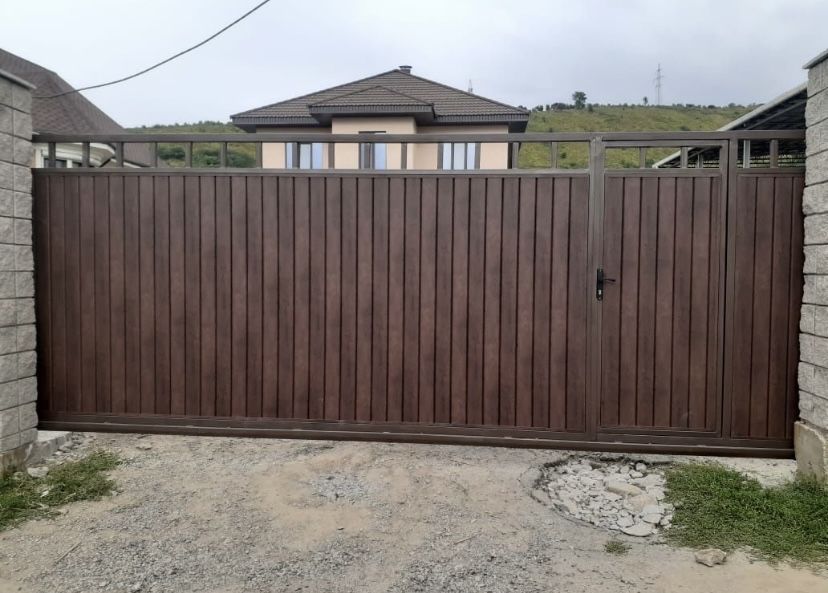 Ворота,навес,перила,заборы