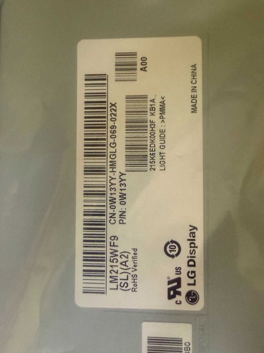 Dell резервен тъчскрийн дисплей панел 21.5" VMJP4 / LG LM215WF9 – нов