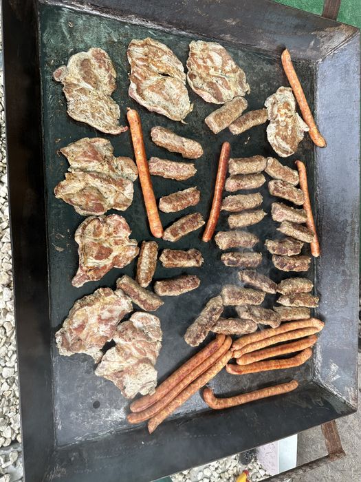 Plita scoici /grill neted pe gaz