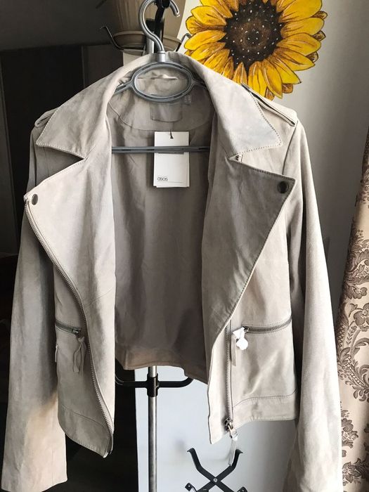 Geaca Asos noua piele intoarsa naturala originala