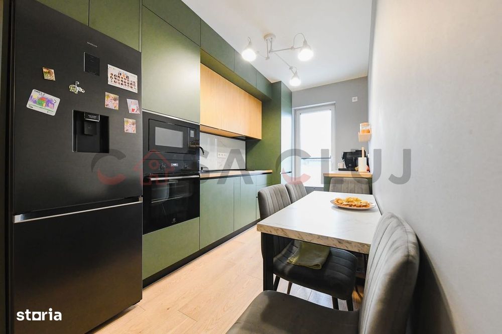 3 camere, bloc nou, etaj intermediar