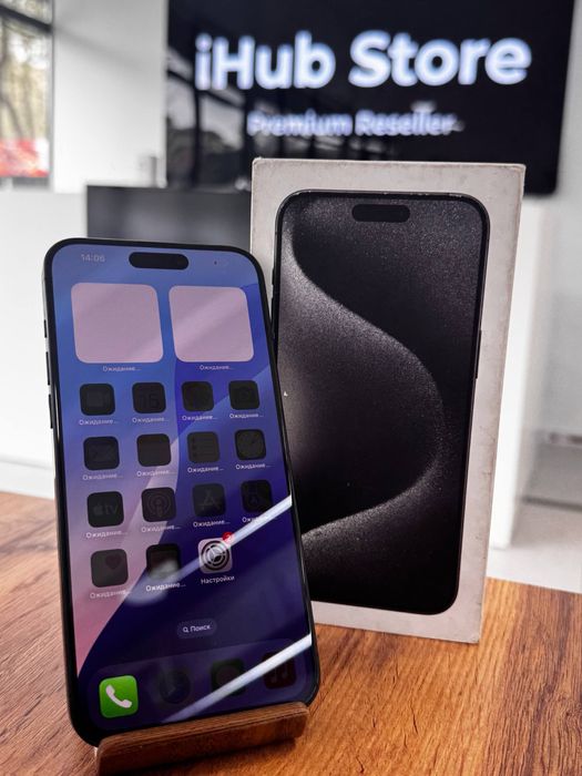 Айфон15ПроМакс•256гб/87%қара(титан)