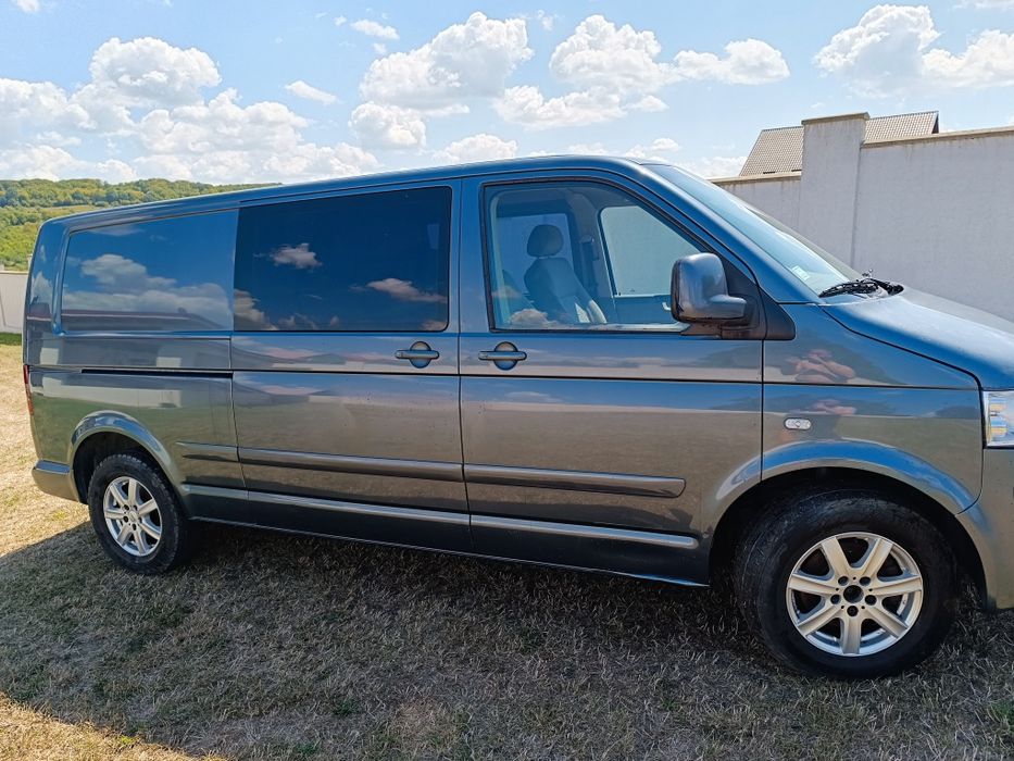VW T5 2.5 174cp, Lung, 5 locuri mixt, manuală 6 viteze, import Belgia