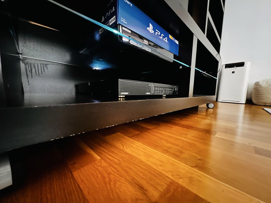 Biblioteca MOBEXPERT + masuta de cafea wenge