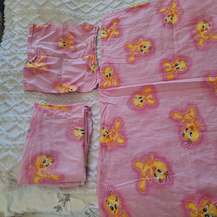 Детски спален комплект за кошара с олекотена завивка