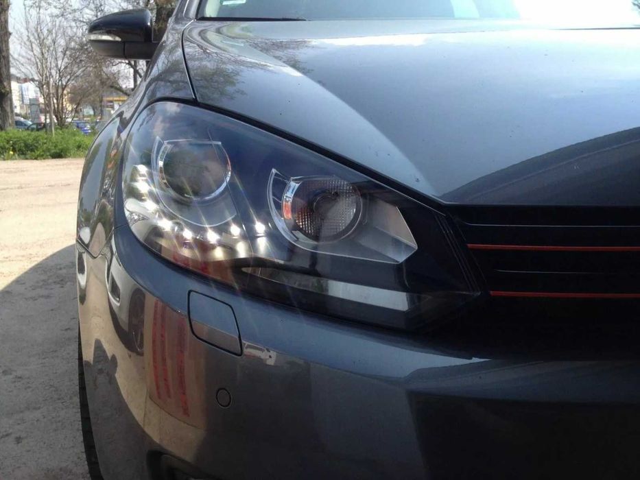 Фарове VW Голф 6 ЛЕД Тъмни Опушени Golf 6 LED тунинг дневни светлини