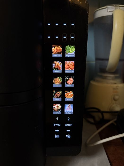 air fryer cu 2 cosuri