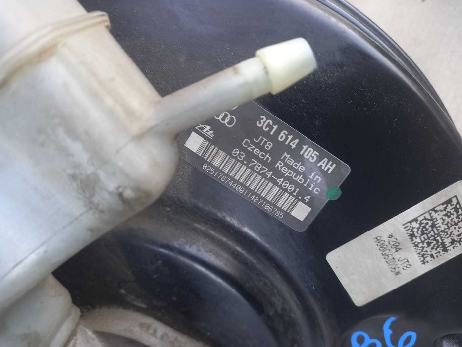 Vw Passat B6, tulumba servo frana cu pompa si vas, unitate ABS,