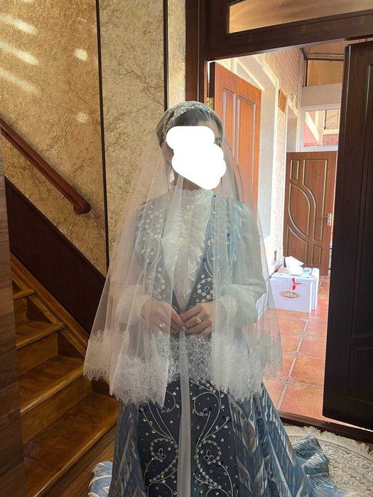 Платье для невесты, ансамбль чапан (келин салом)