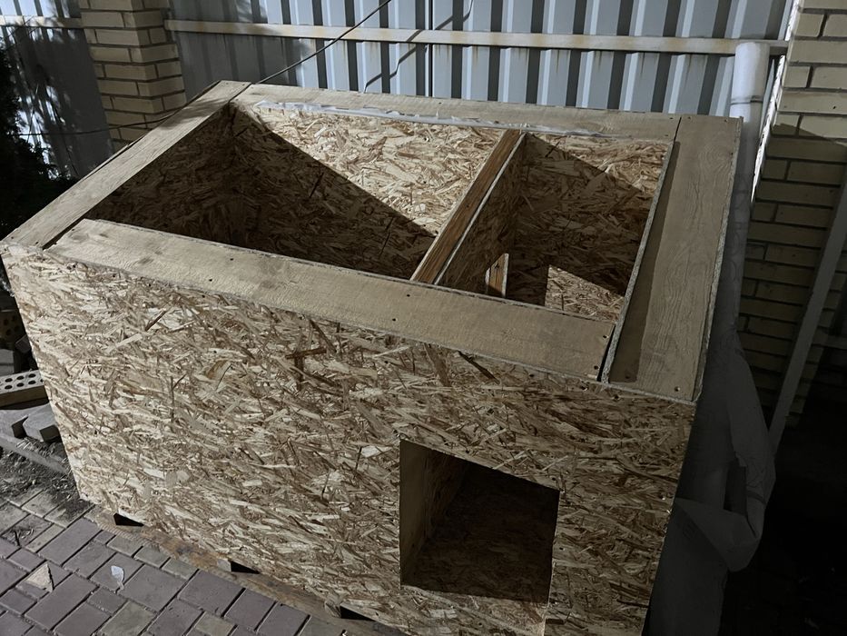 Будка для собаки утепленная 150мм утеплитель