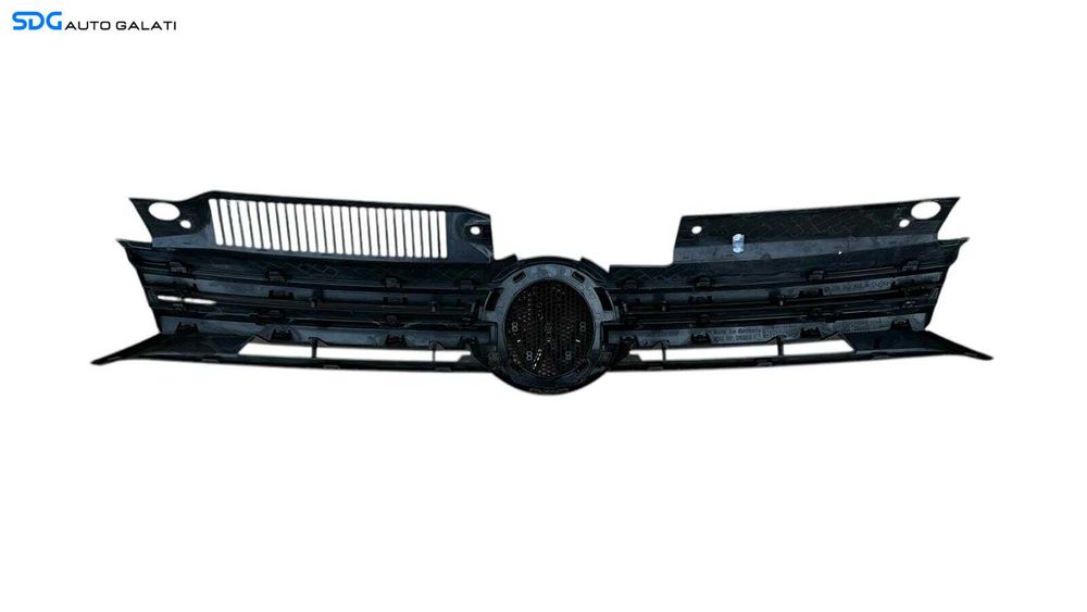 Grila Centrala cu Emblema Sigla de pe Bara Spoiler Fata Volkswagen Golf 6 2008 - 2013 Cod 5K0853653 5K0853651 [L5330]
