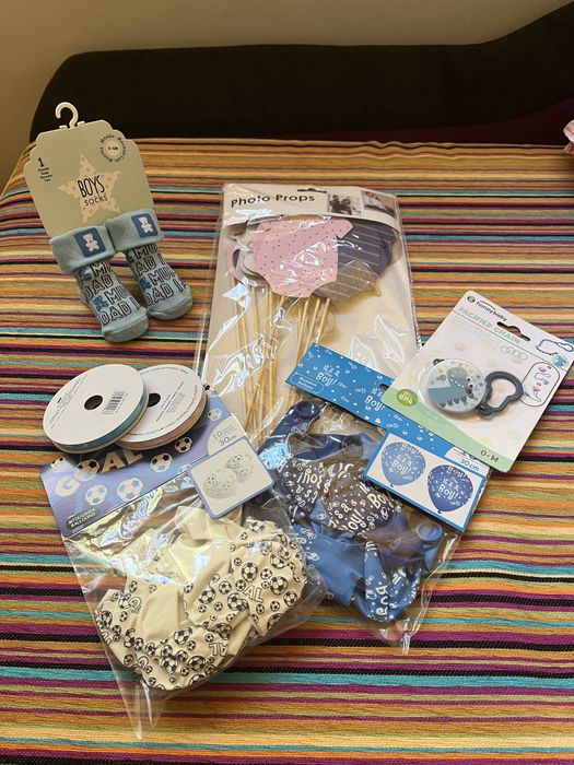 Сет за Gender reveal парти, разкриване на пола момче