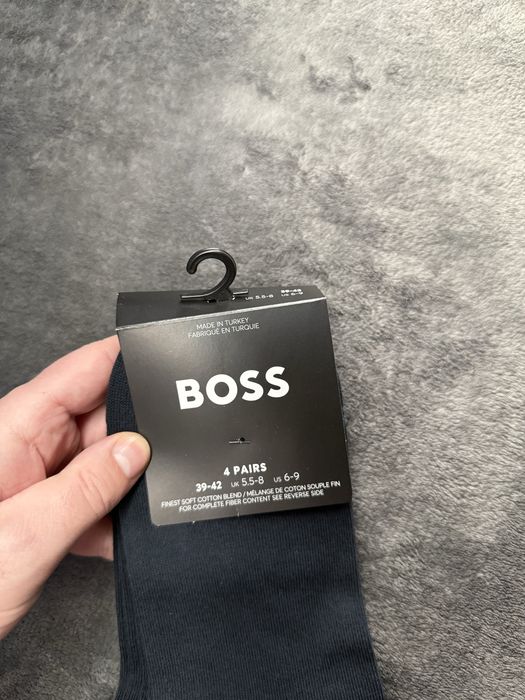 BOSS set 4 perechi sosete scurte bleumarin marimea 39-42 noi originale