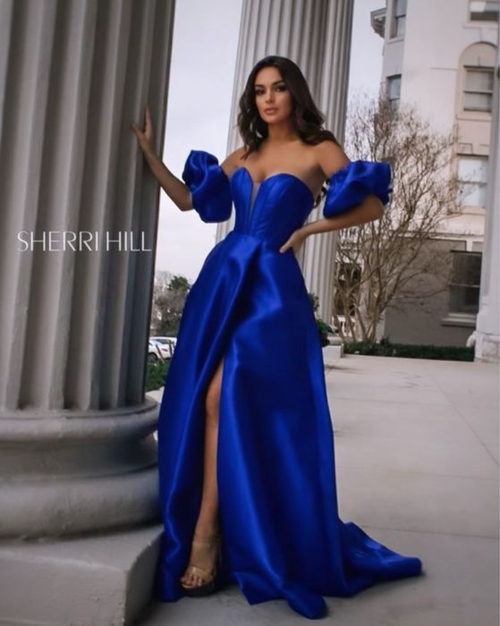 Прокат Вечернее платье Синее