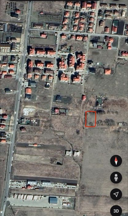 Teren intravilan in drumul Petrestiului