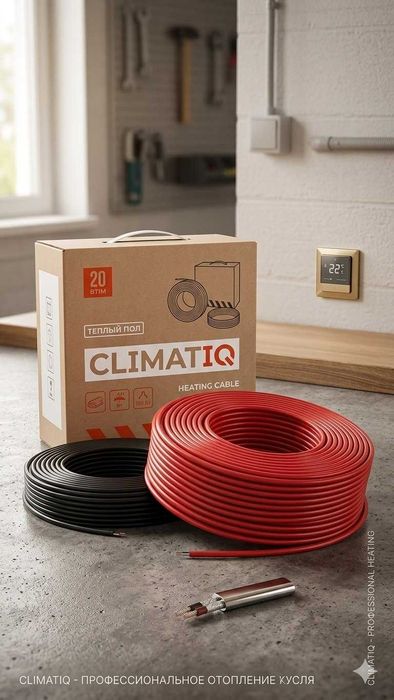 Теплый пол Climatiq Греющий кабель / Issiq pol kabellari