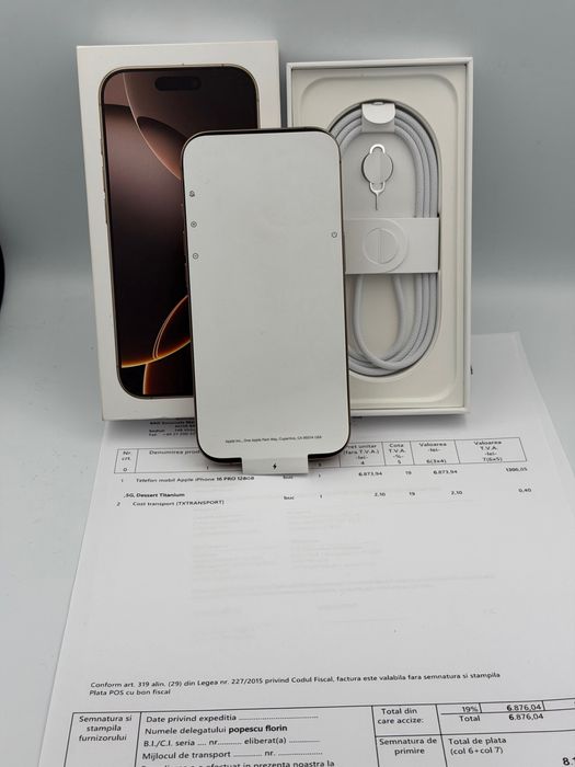 iPhone 16 Pro Dessert Titanium Nou