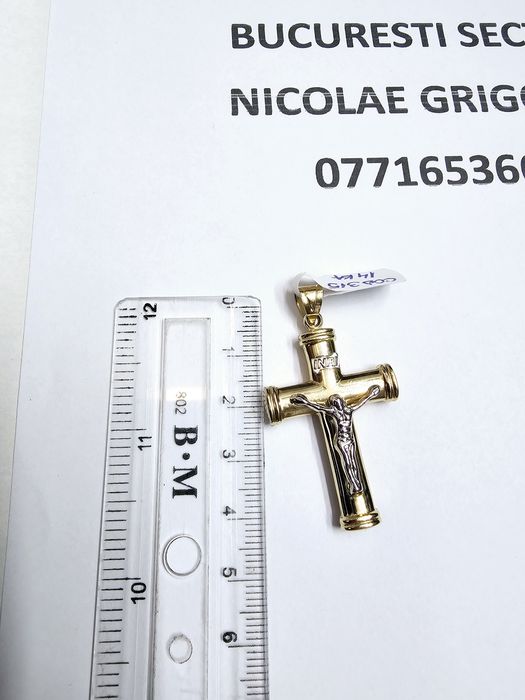 Vand pandantiv din aur 14 k 3.49 g cod 315