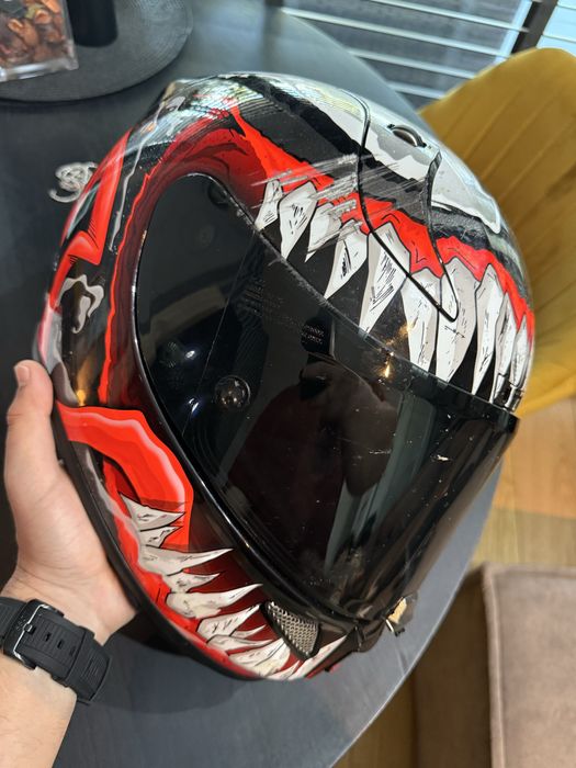 Casca moto HJC RPHA 11 Marvel Venom, marimea M 57-58 cm + 2 viziere
