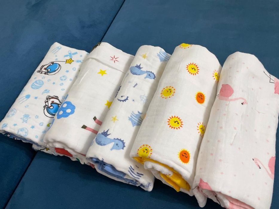 Муслиновое детское одеяло