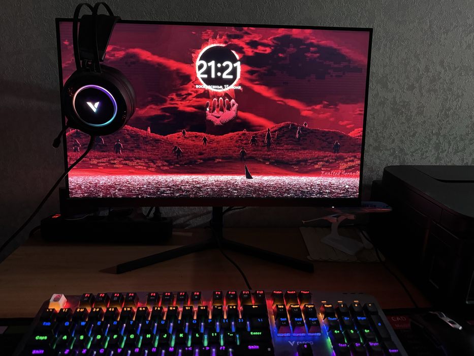 Rapoo комплект: клавиатура, наушники, мышка